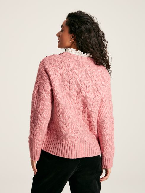 Joules jessie cable jumper top