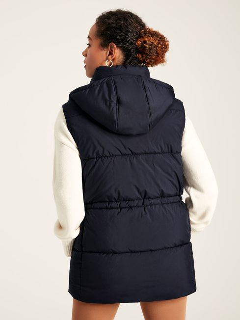 Joules navy padded welly outlet