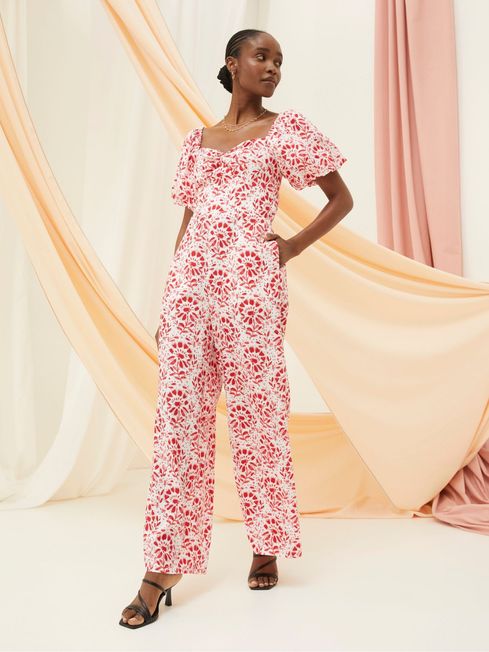 Pink rose jumpsuit sales
