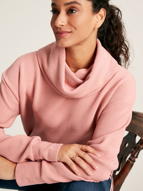 Buy Joules Willow Ottoman Cowl Neck Sweatshirt from the Joules