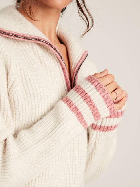 Joules cream jumper online