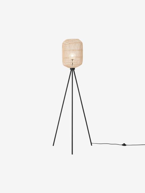 Next rattan discount floor lamp