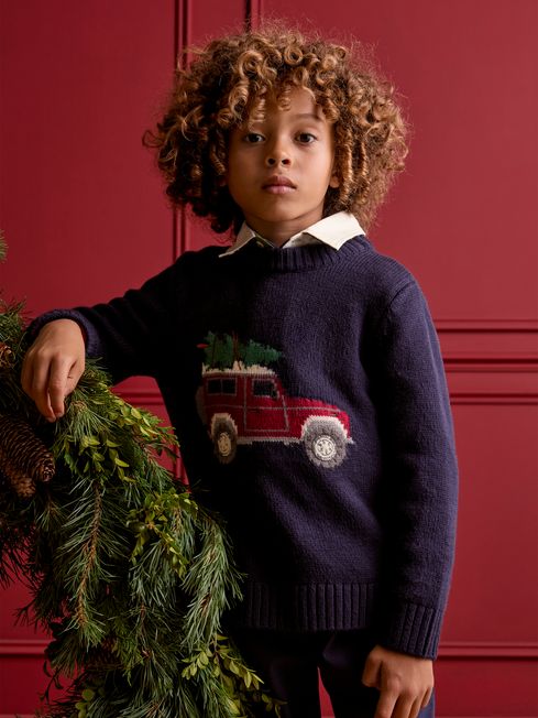 Navy blue jumper kids sale