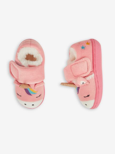 Baby girl unicorn slippers clearance