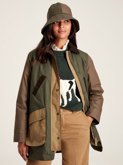 Joules daubenay faux wax jacket store