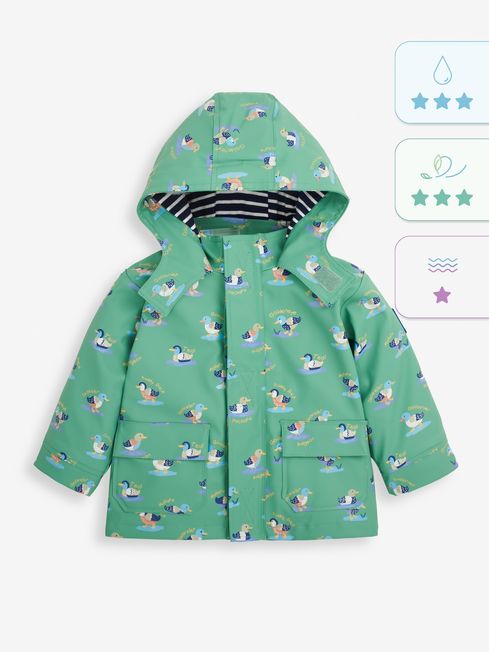 Buy JoJo Maman B b Duck Printed Waterproof Jacket from the JoJo