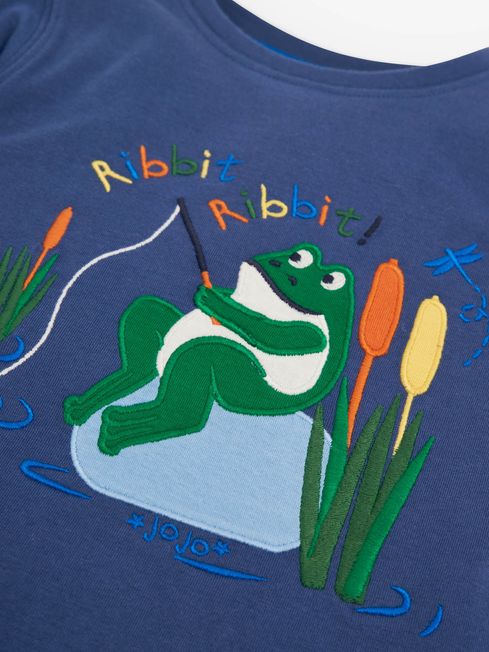 Buy JoJo Maman Bébé Boys Fishing Frog T-Shirt from the JoJo Maman