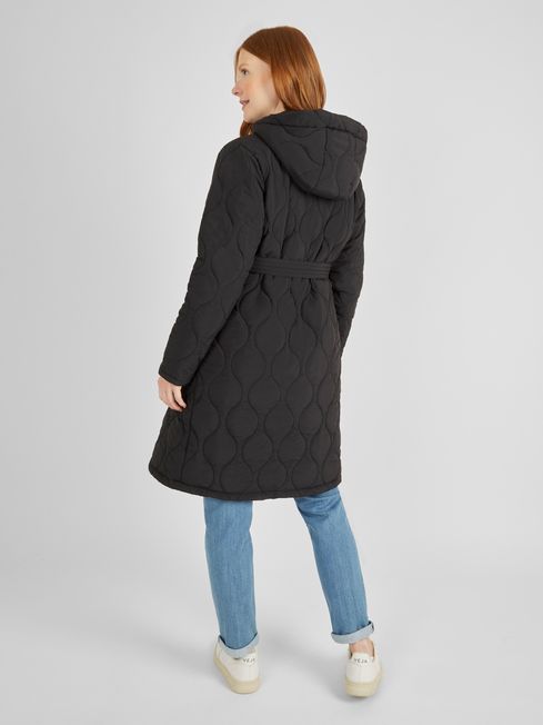 JoJo Maman B b Khaki 2 in 1 Quilted Maternity Puffer Coat