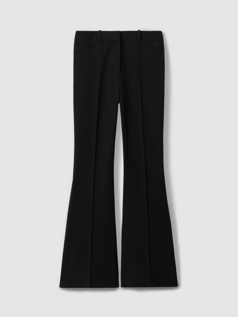Black flared discount suit trousers