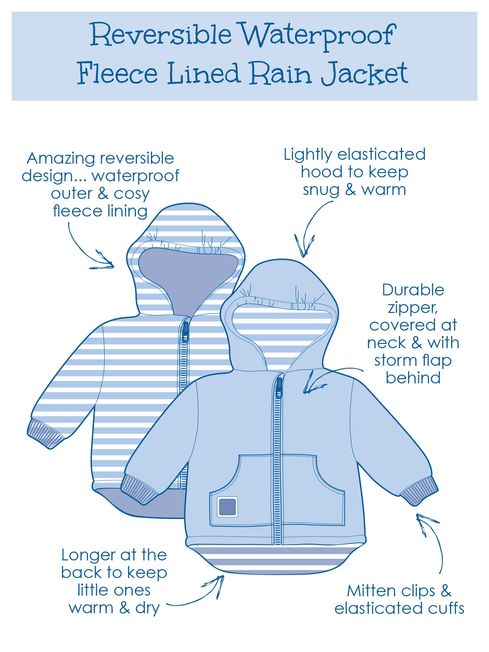 Lightly lined rain sales jacket