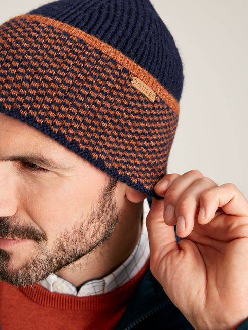 Joules top navy hat