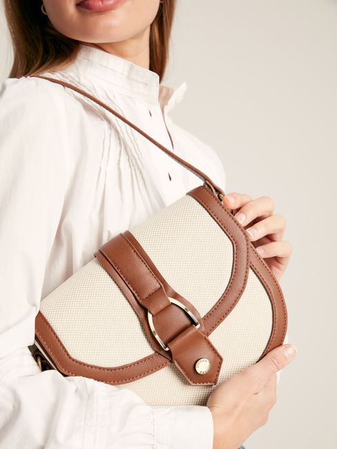Joules saddle bag tan outlet