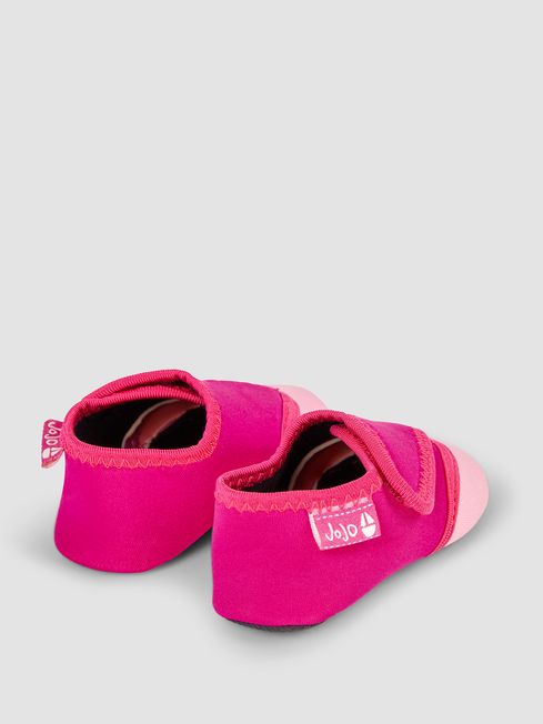 Pink Baby Beach and Swim Booties JoJo Maman Bebe