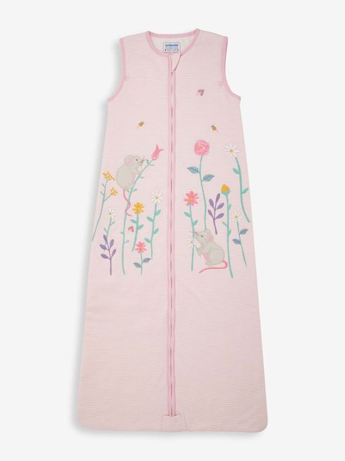Pink Mouse Applique 1.5 Tog Toddler Sleeping Bag JoJo Maman Bebe