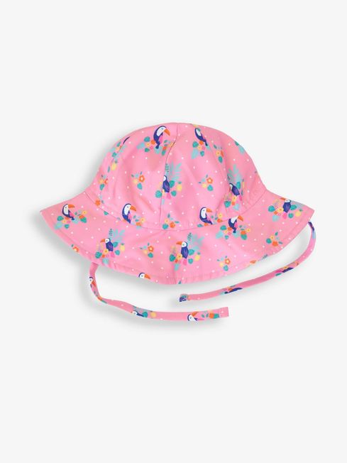 JoJo Maman Bébé Toucan Girls' Floppy Sun Hat