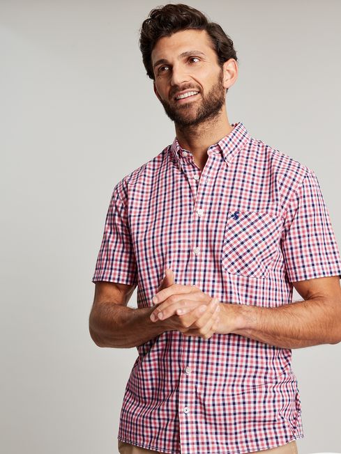 Unbuttoned short clearance sleeve shirt
