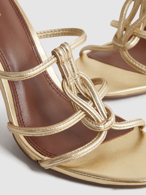 Reiss sales gold shoes