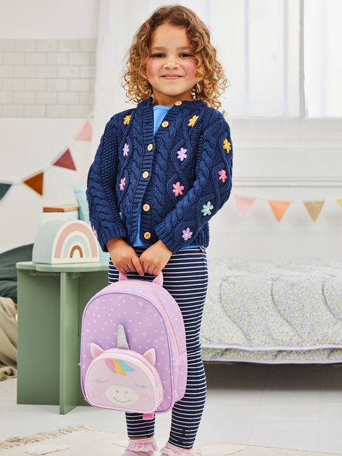 Purple Unicorn Character Backpack JoJo Maman Bebe