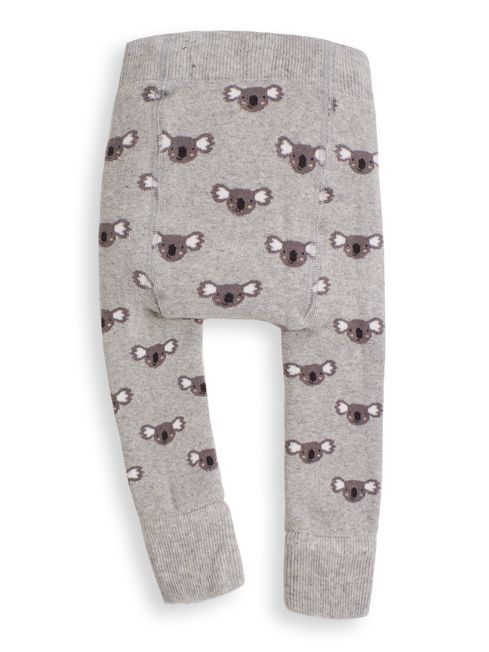 Koala Extra Thick Baby Leggings in Marl Grey Koala