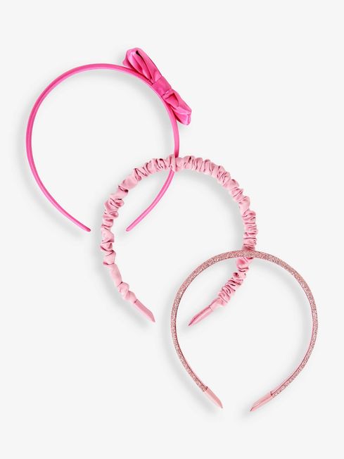 JoJo Maman Bébé Pink 3-Pack Headbands