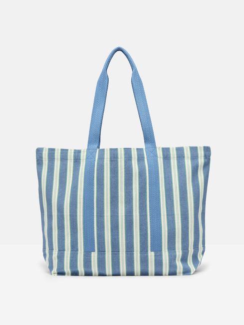 Joules Promenade Blue Beach Bag