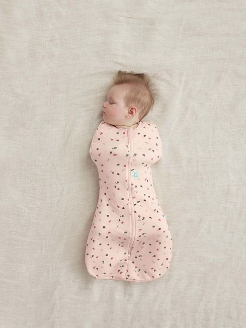 Pink ergoPouch Cocoon Swaddle Bag Cute Fruit 1TOG 3 6 months JoJo Maman Bebe