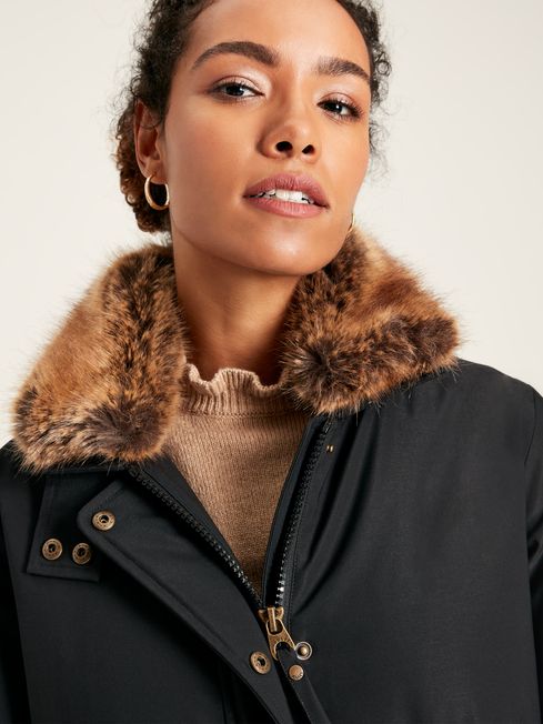 Joules fleece discount lined coat