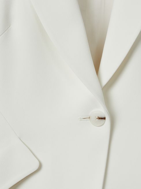 Atelier Slim Fit Suit Blazer in Ivory
