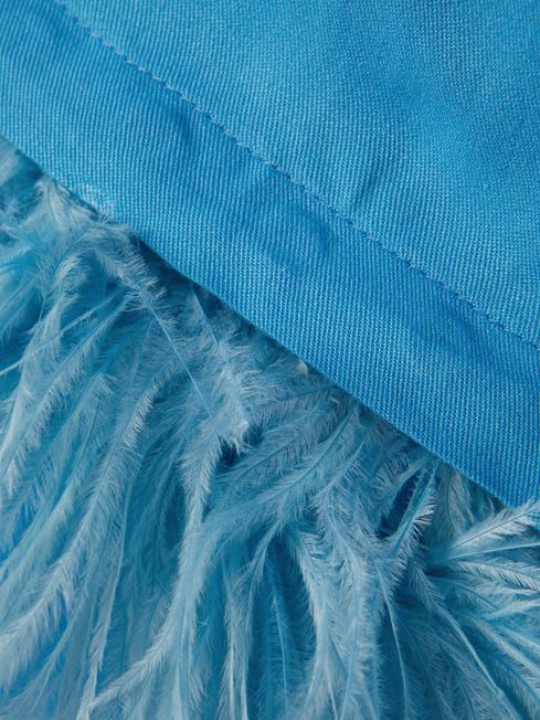 Sleeper Detachable Feather Pyjama Set in Blue