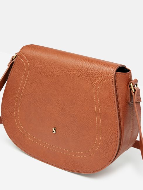 Joules navy saddle bag sales