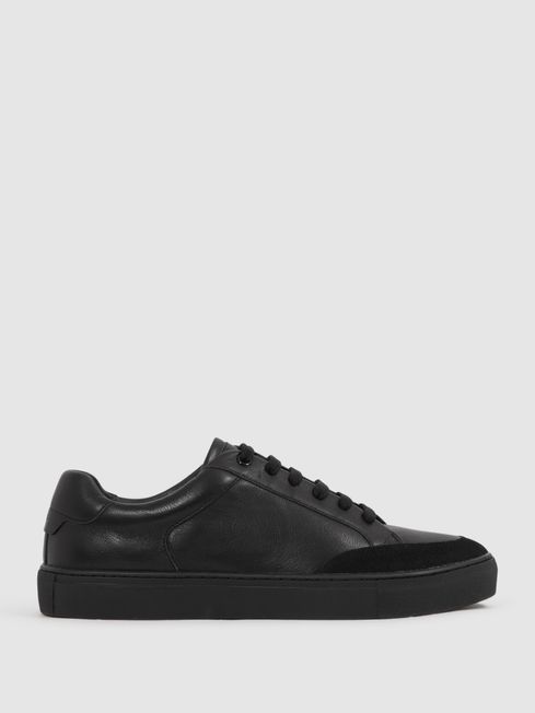 Reiss Ashley Leather Suede Trainers - REISS
