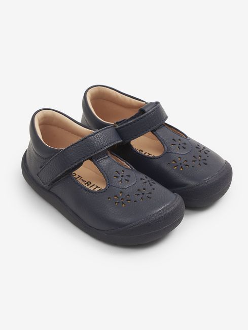 Girls navy t bar shoes deals