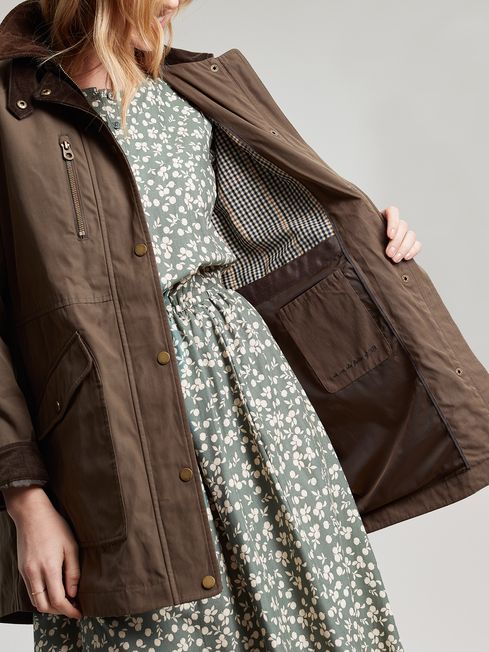 Joules wax deals jacket ladies