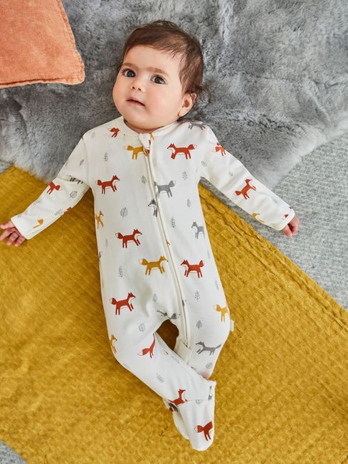 Jojo maman sale bebe fox sleepsuit