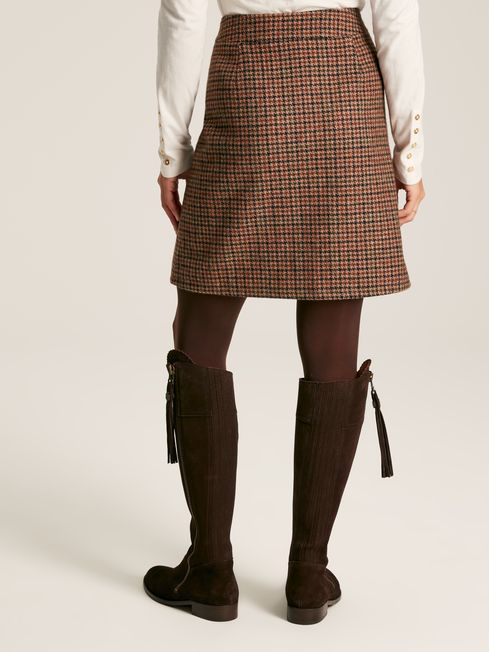 Joules tweed deals skirt size 10