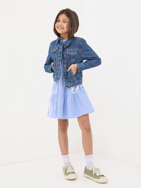 Fat face girls denim jacket top