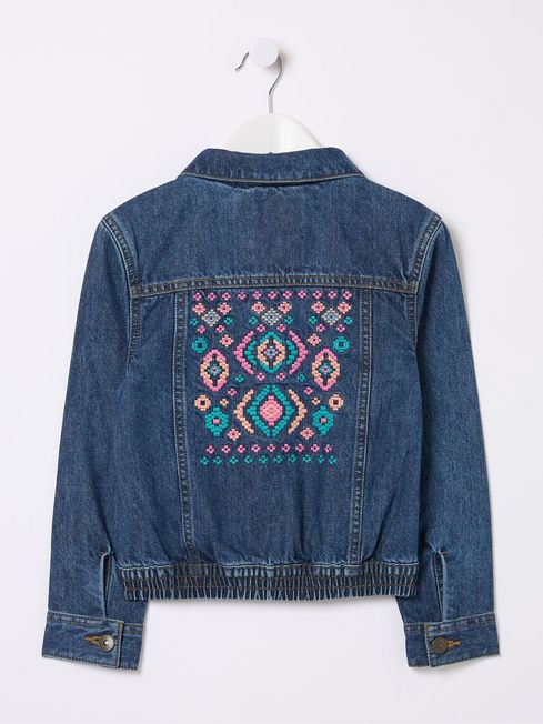Fat face girls denim jacket best sale