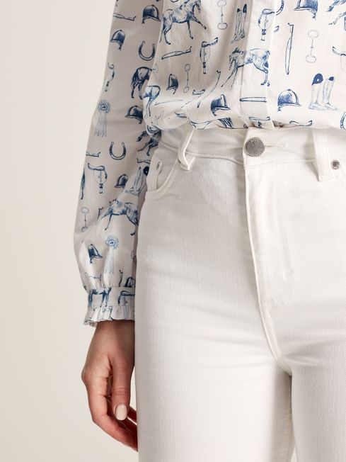 Joules White Denim Stretch Skinny Jeans