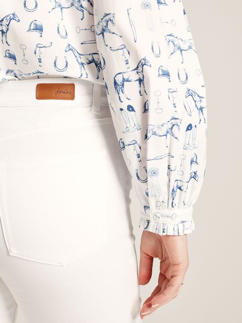 Joules white sale jeans