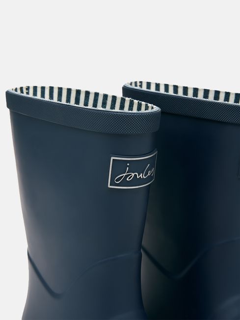 Joules navy padded welly outlet