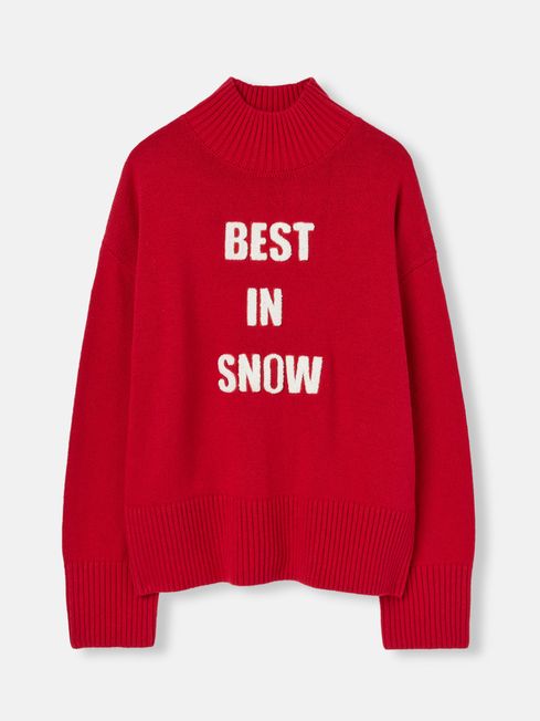 Joules Belle Red Best in Snow Jumper
