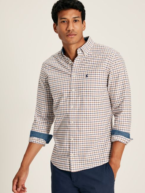 Joules Welford Blue/Brown Classic Fit Shirt