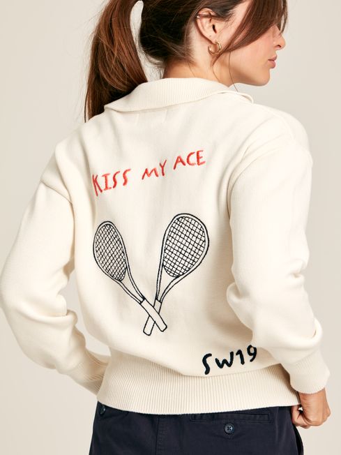 Joules cream jumper cheap