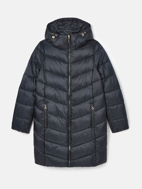 Joules mid length coast hooded jacket new arrivals