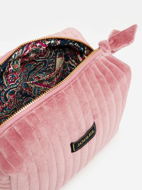 Pink velvet deals clutch bag