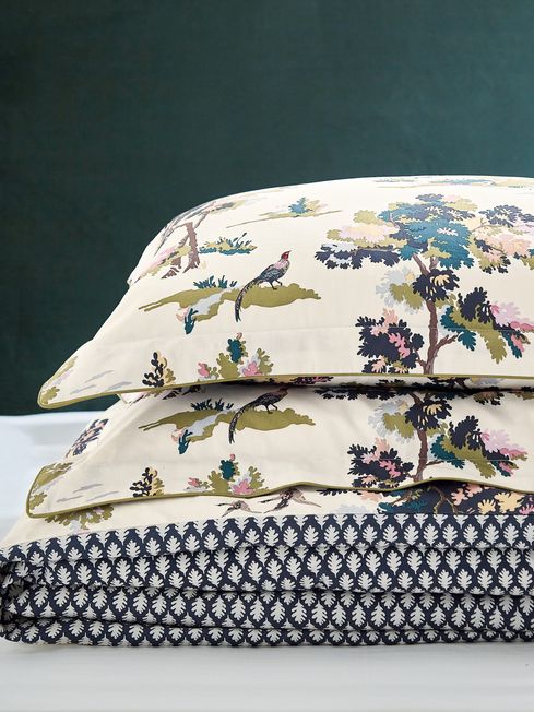 Black Woodland Scene Cover Set Joules