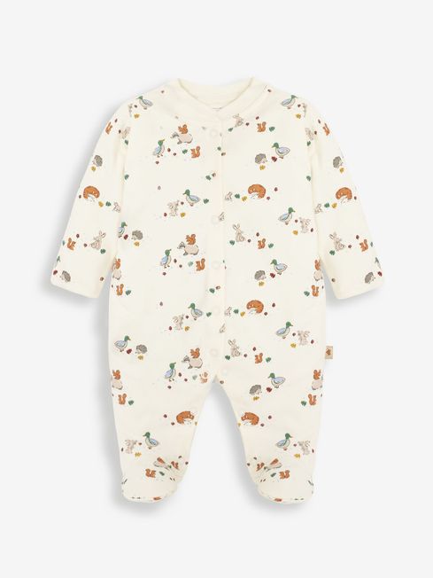 Woodland sleepsuit top