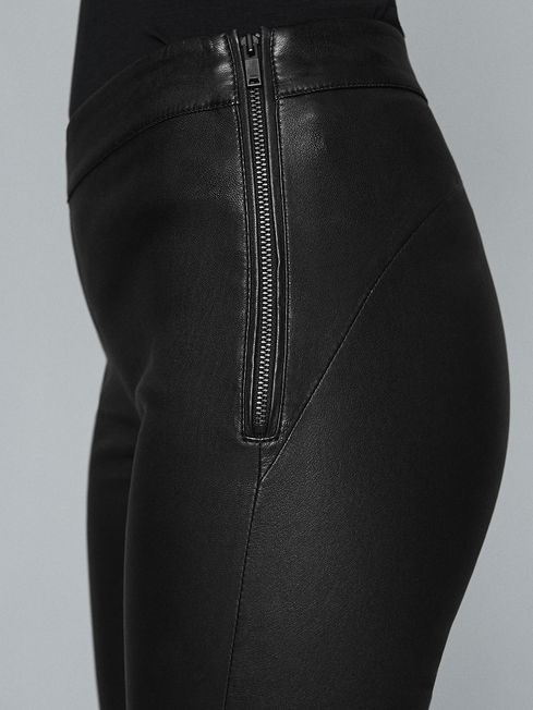 Reiss goldie clearance leather leggings