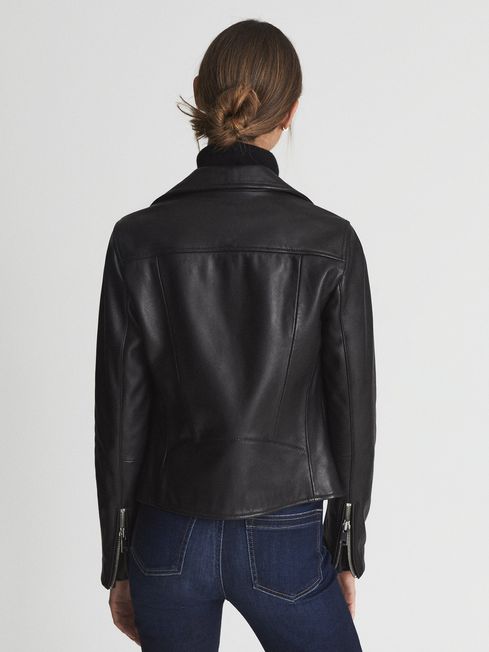 Bales all saints leather jacket online