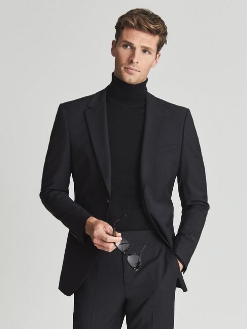 Roll neck discount jumper with suit